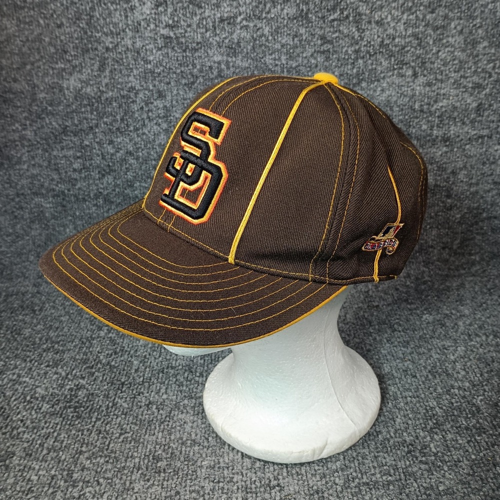 San‎ Diego Padres American Needle Hat Cap Fitted Size  7 3/8 Piping Friar Logo
